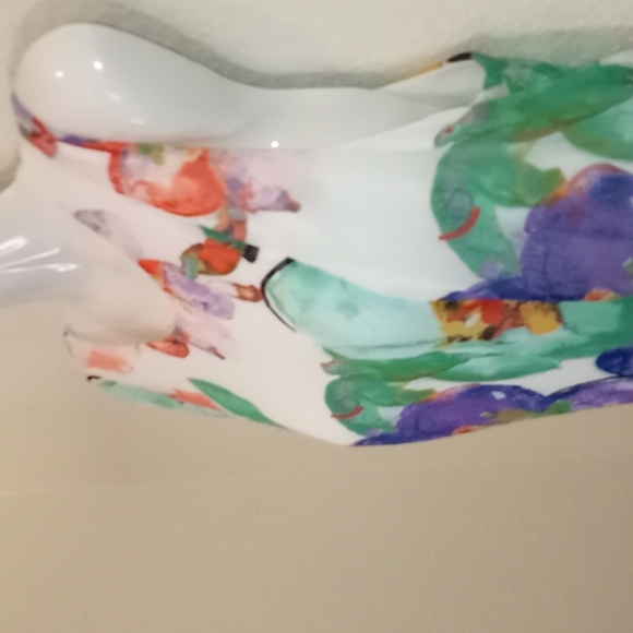 DKNY Crepe Floral Midi Dress - Picture 10 of 13